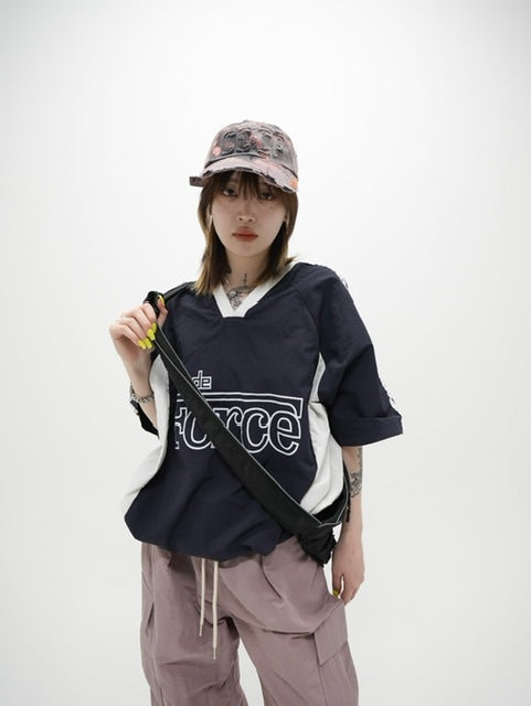 受注制【Never mind the XU】FORCE nylon tee (3color)