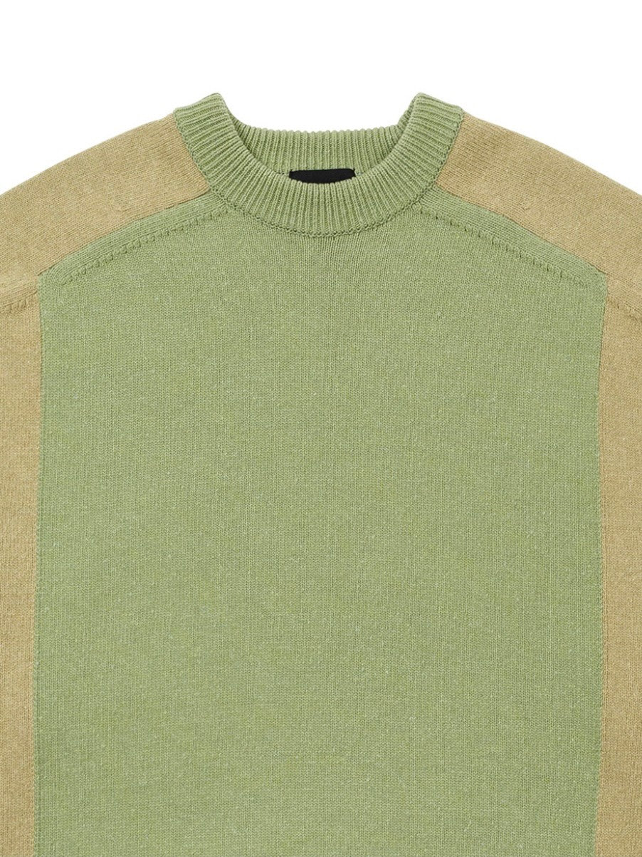 【AJOBYAJO】Tri Color Mixed Sweater