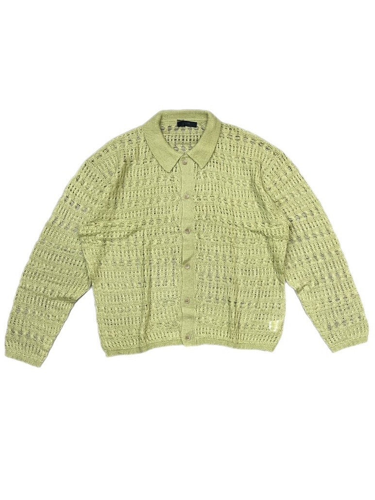 受注制【Chikashitsu +】pastry collar knit cardigan (5color)