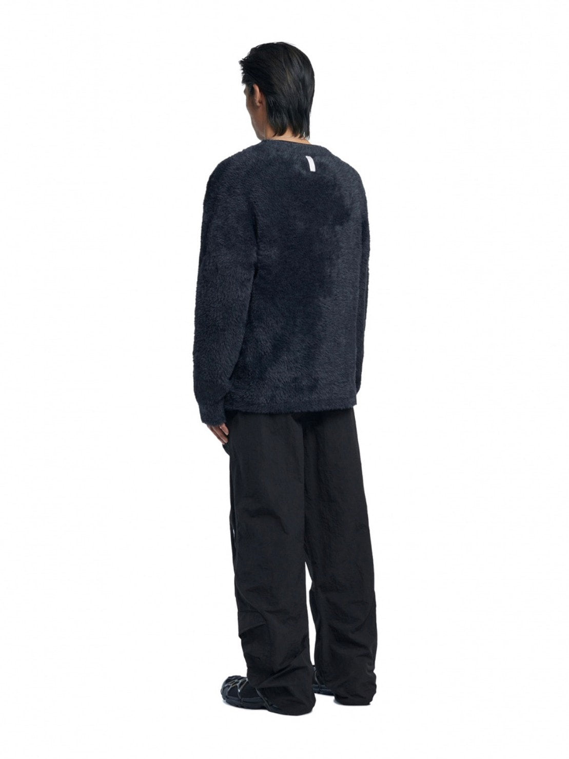 【NOMANUAL】HAIRY SOFT CARDIGAN / 【ノーマニュアル】ヘアリーソフト長袖カーディガン