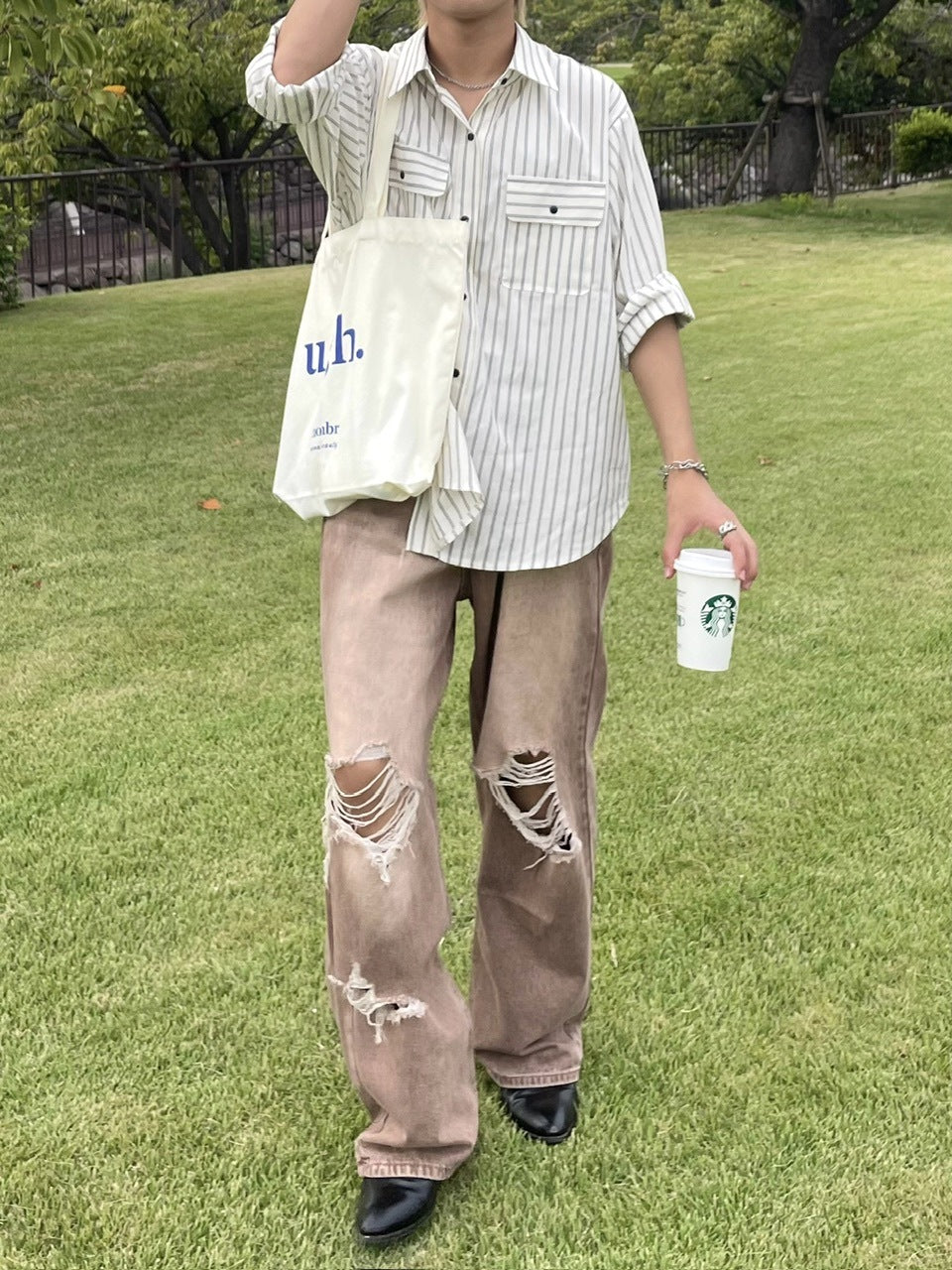 受注制【RENOL】logo tote bag