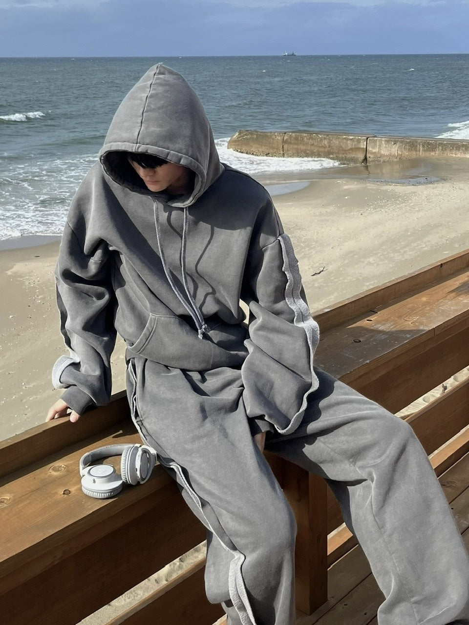 【youll】set up pigment sweat pants (2color)