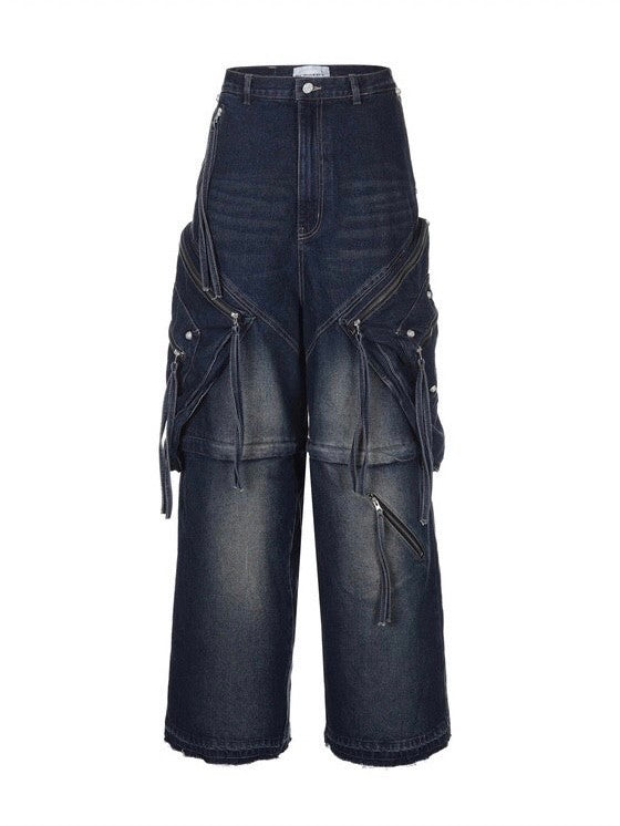 SURGERY】process 006 / 【サージェリー】ワイドデニムパンツ