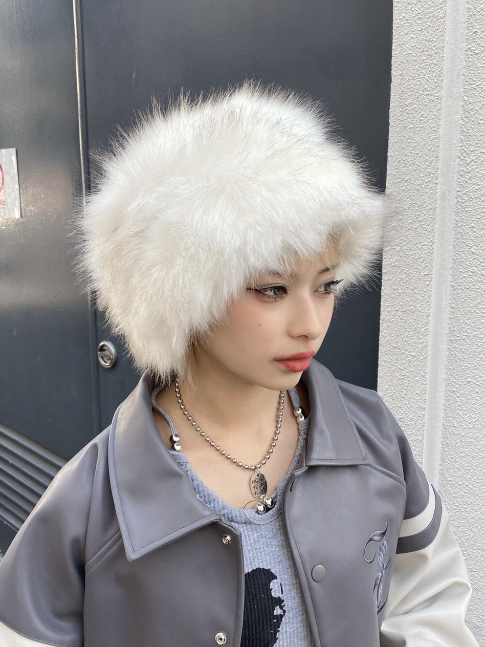 受注制【Never mind the XU】fur hat (5color)