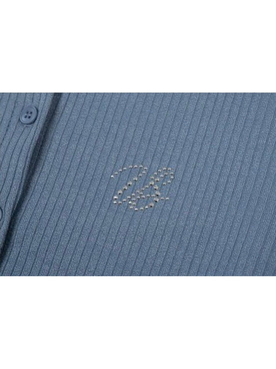 【Uglyshadow】CRYSTAL CARDIGAN / 【アグリーシャドウ】クリスタル長袖カーディガン