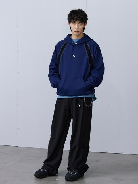【ARCH by ROARINGWILD】STITCH PATCHWORK HOODIE