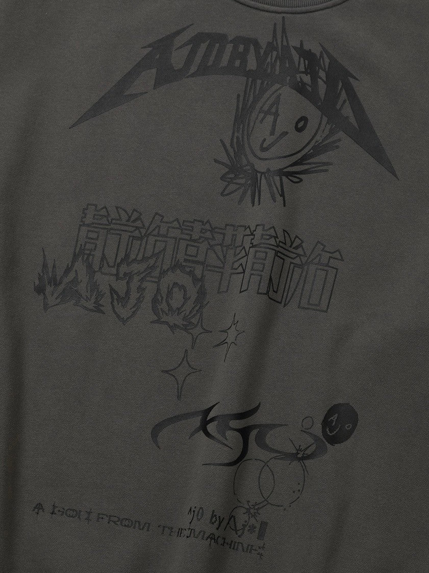 【AJOBYAJO】AJOLICA Collage Sweatshirt