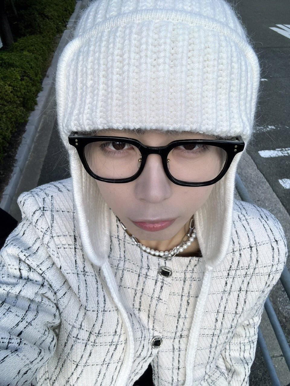 受注制【Chikashitsu +】flight knit cap (5color)