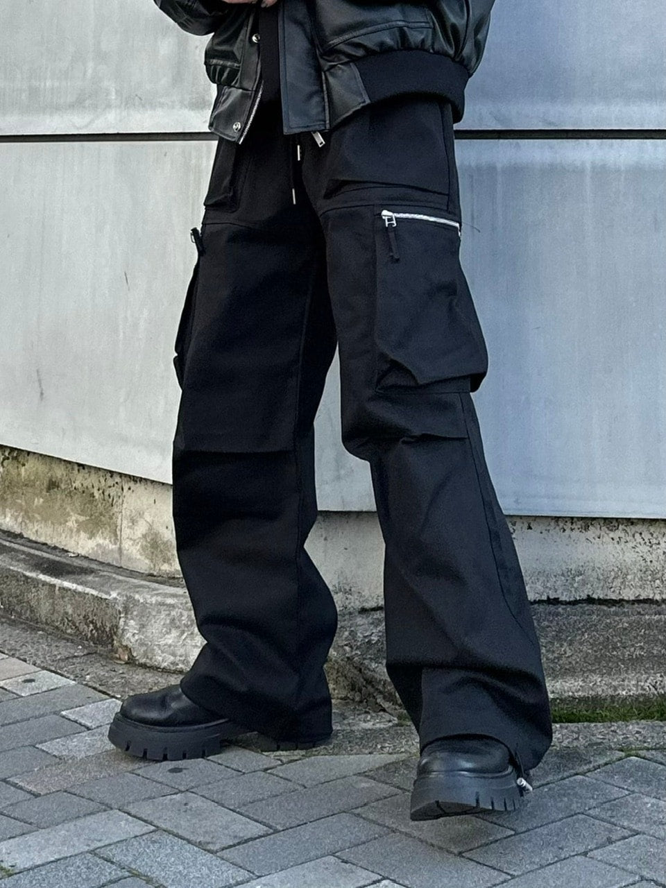 大阪店WEB限定受注制【Chikashitsu +】zip cargo pants