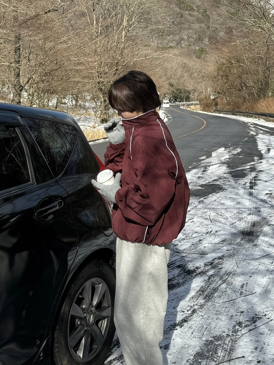 受注制【RENOL】piping nylon jacket (2color)