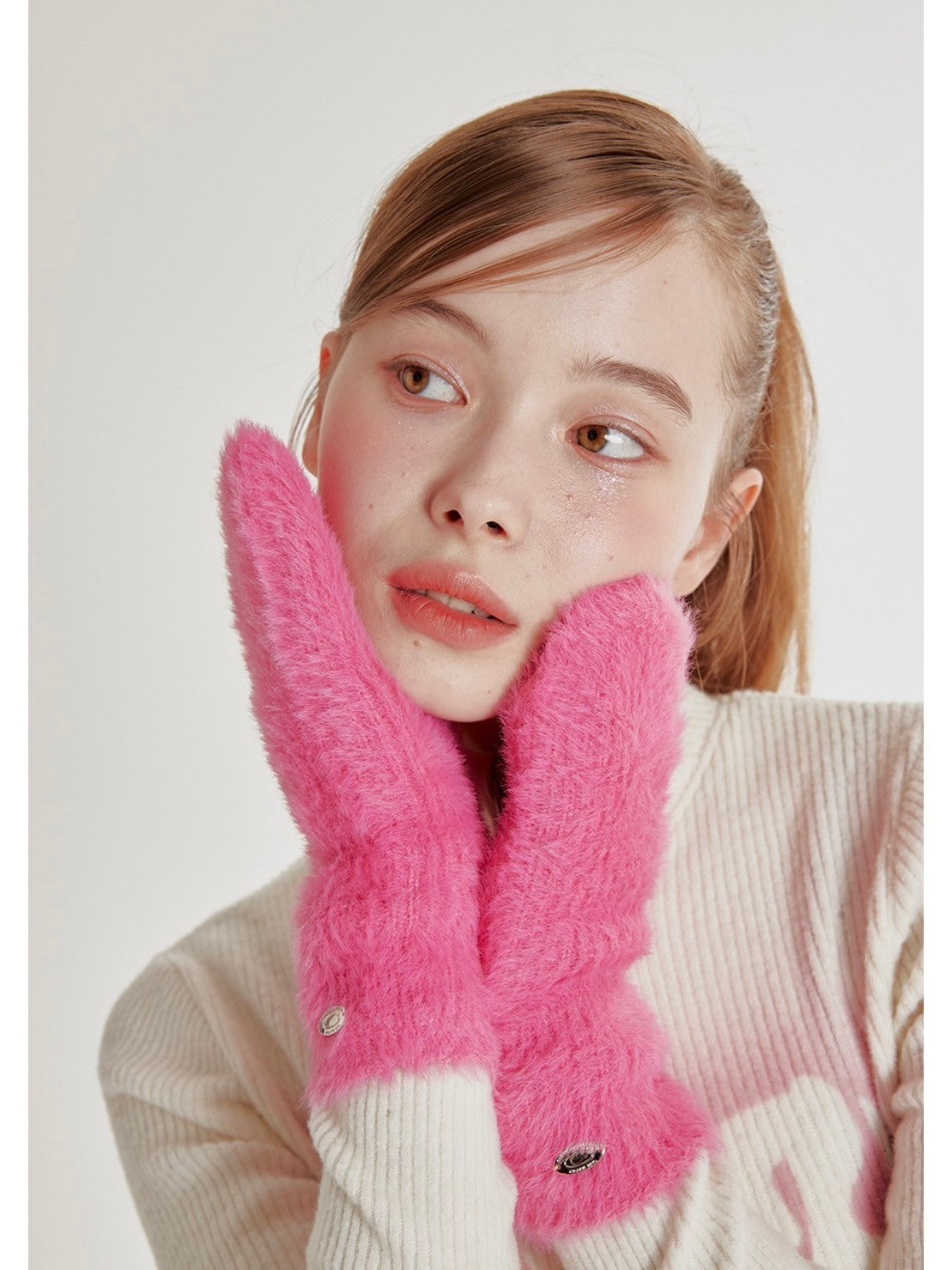 【CRANK】ANGORA MITTENS