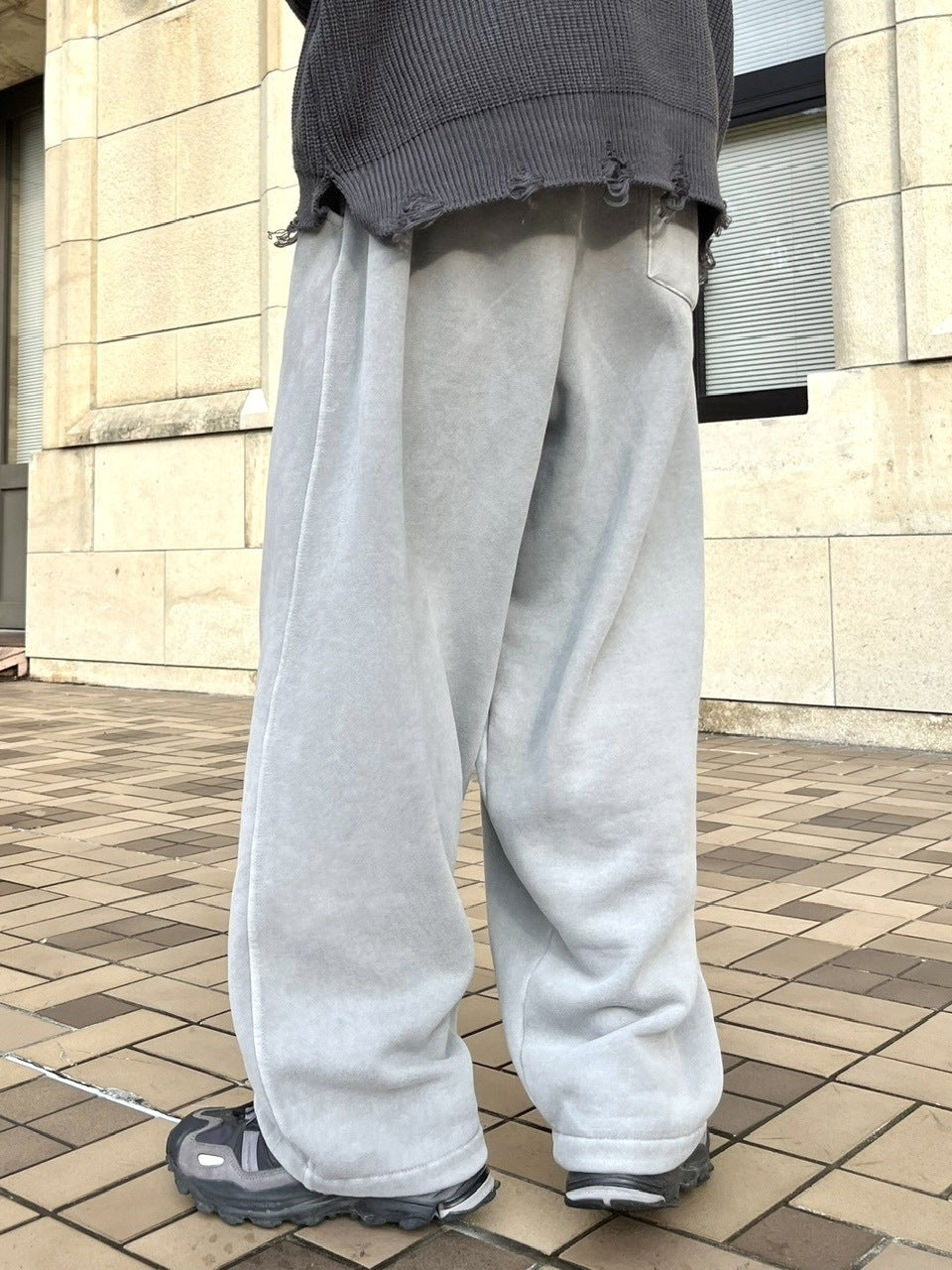 受注制【youll】pigment sweat pants (2color)