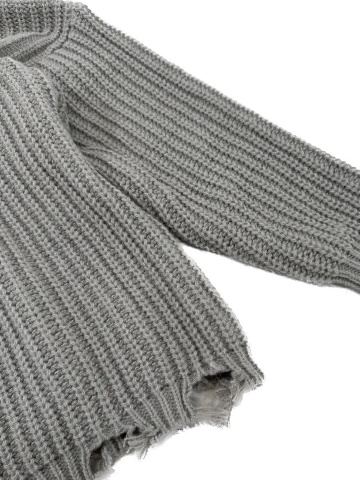 国際配送【Never mind the XU】lowgauge zip up knit