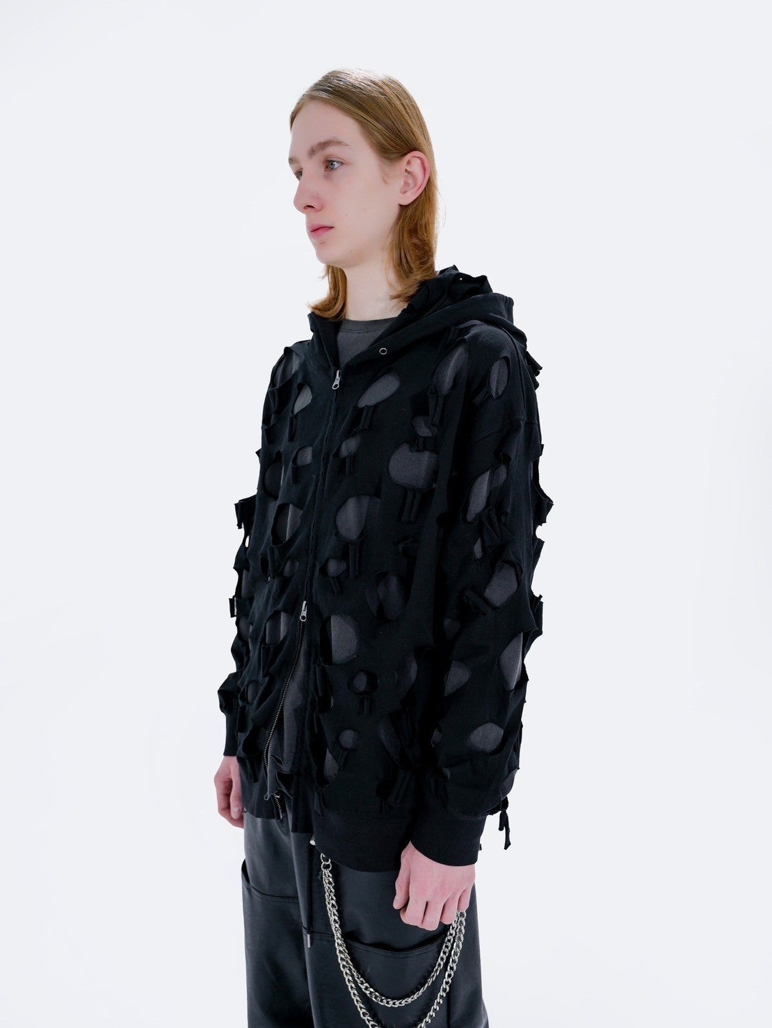 【Bizarre Maiden】damage full zip hoodie