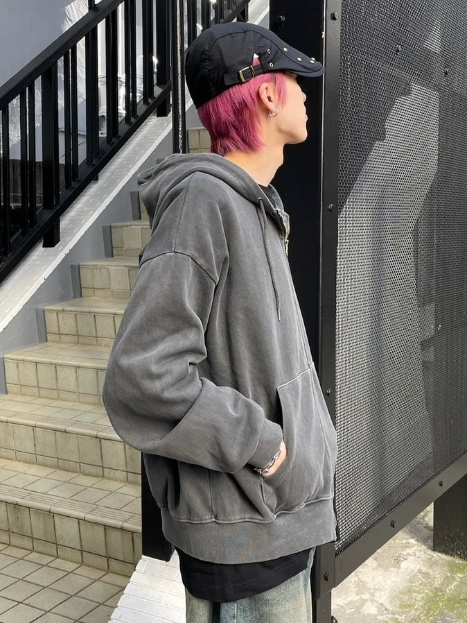 受注制【nmtc +】double zip up hoodie (2color)