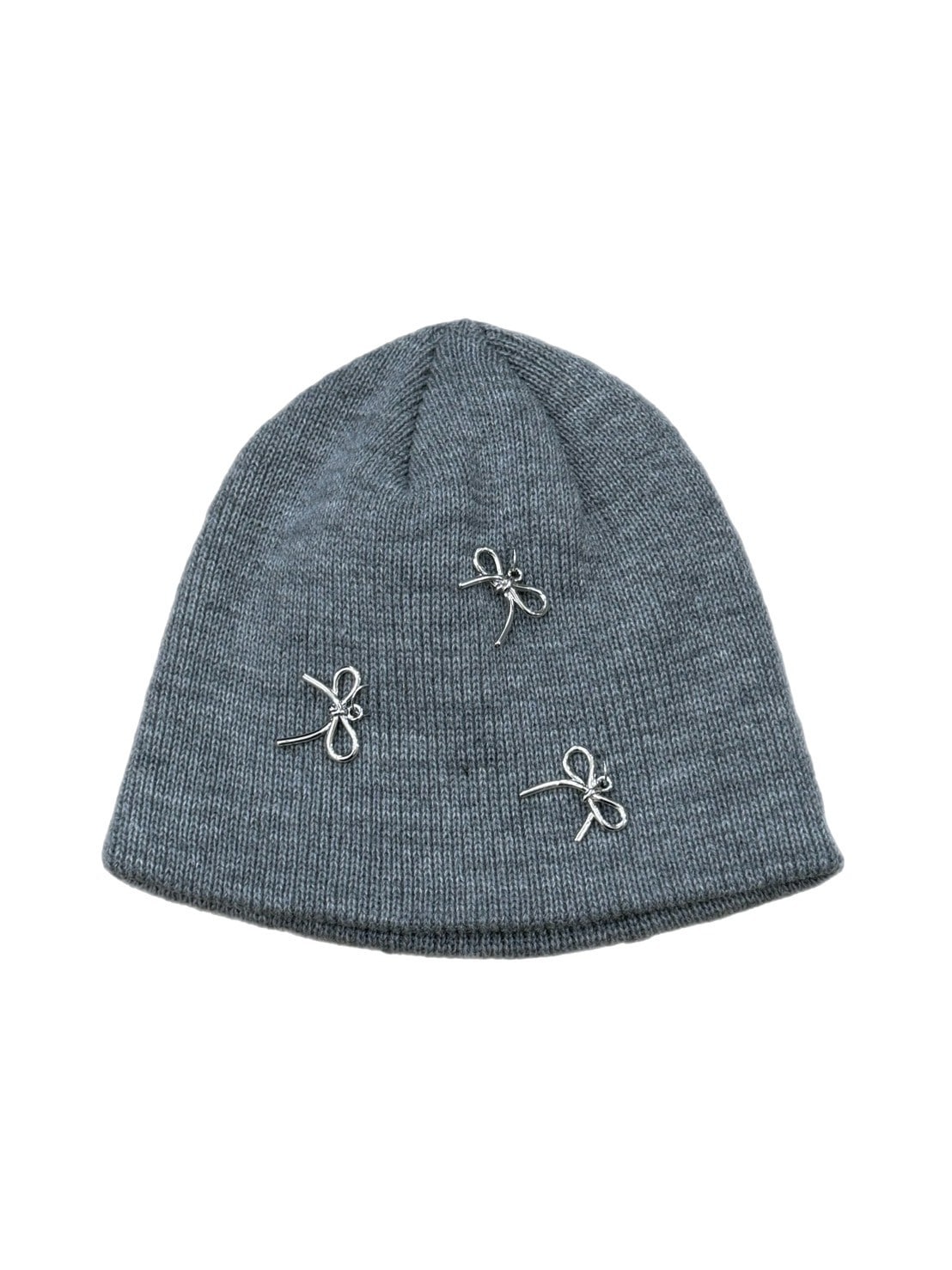 受注制【Chikashitsu + LADIES】ribbon beanie (3color)