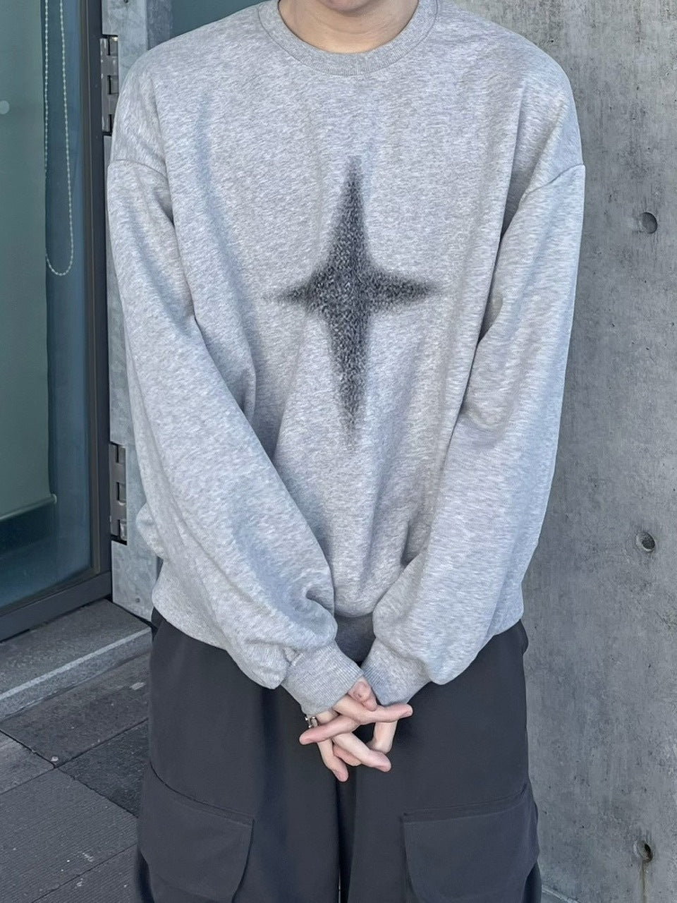 【youll】sparkle sweat shirt (2color)