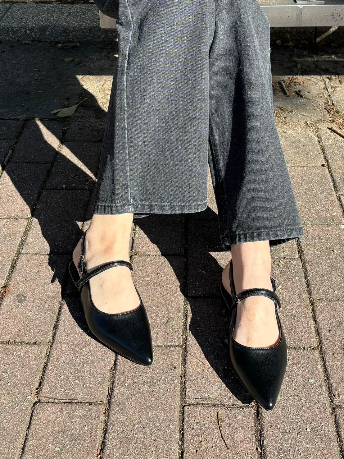 受注制【Chikashitsu + LADIES】pointed toe pumps (2color)