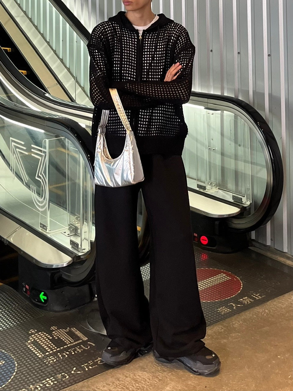 受注制【Chikashitsu +】snap button buggy sweat pants (3color) / 【チカシツプラス】スナップボタンバギースウェットパンツ