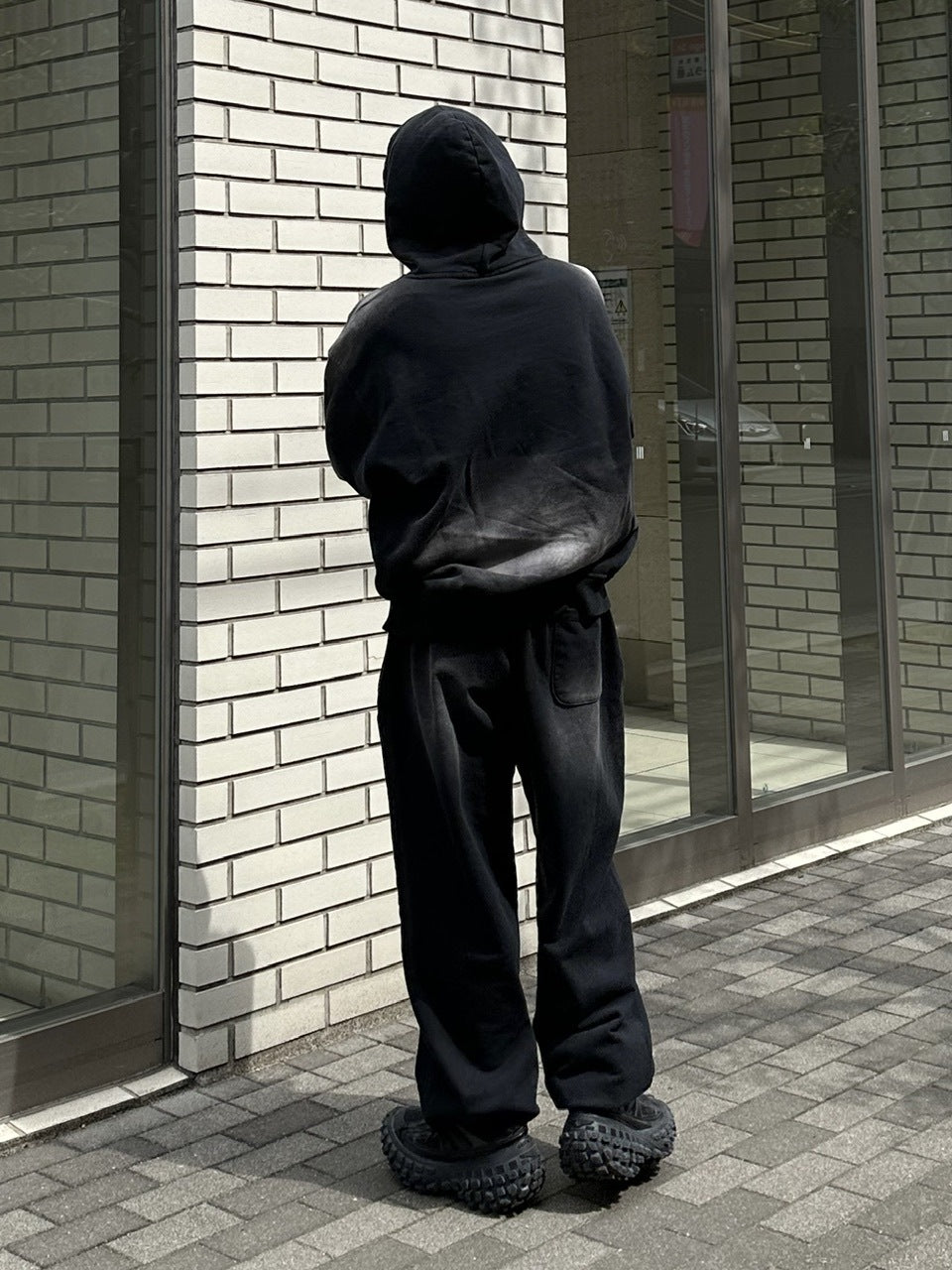 大阪店WEB限定受注制【Chikashitsu +】vintage wash sweat pants