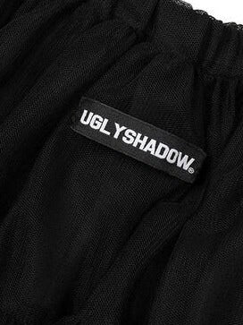 【Uglyshadow】MESH FRILL CANCAN SKIRT