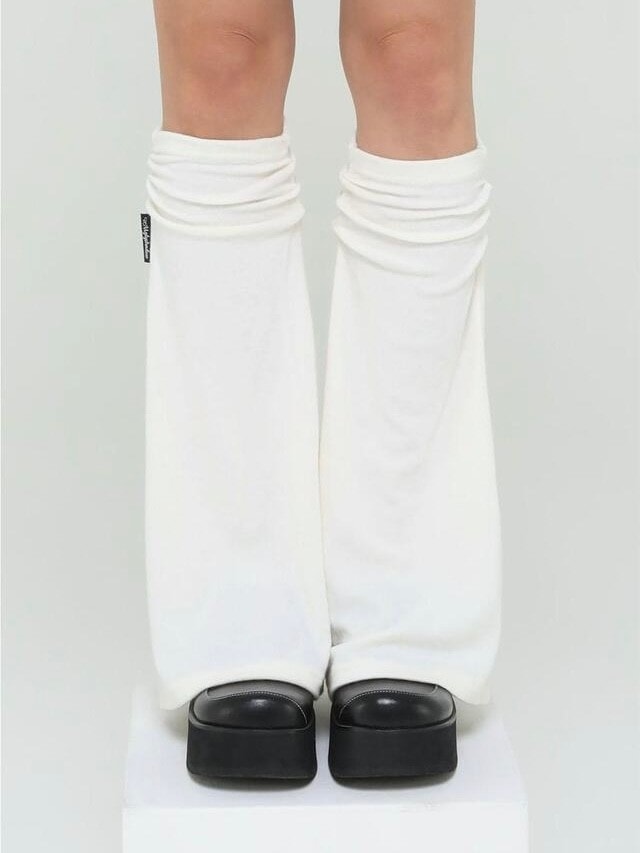 【Uglyshadow】SOFT SHIRRING LEG WARMER