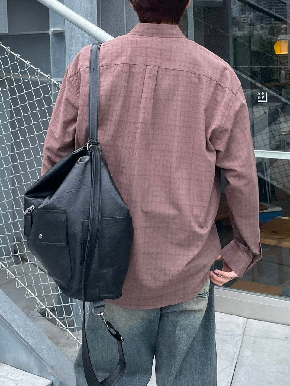 受注制【Chikashitsu +】2way vegan leather pocket bag / 【チカシツプラス】ツーウェイヴィーガンレザーポケットバッグ