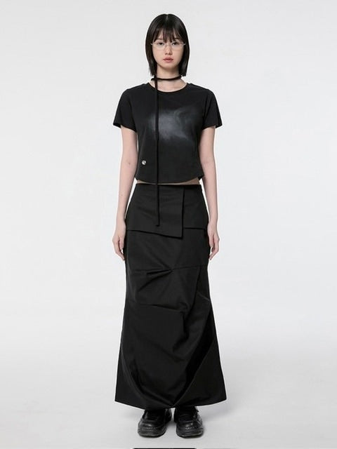 【FLAREUP】Vanish Tie Scarf T-Shirt