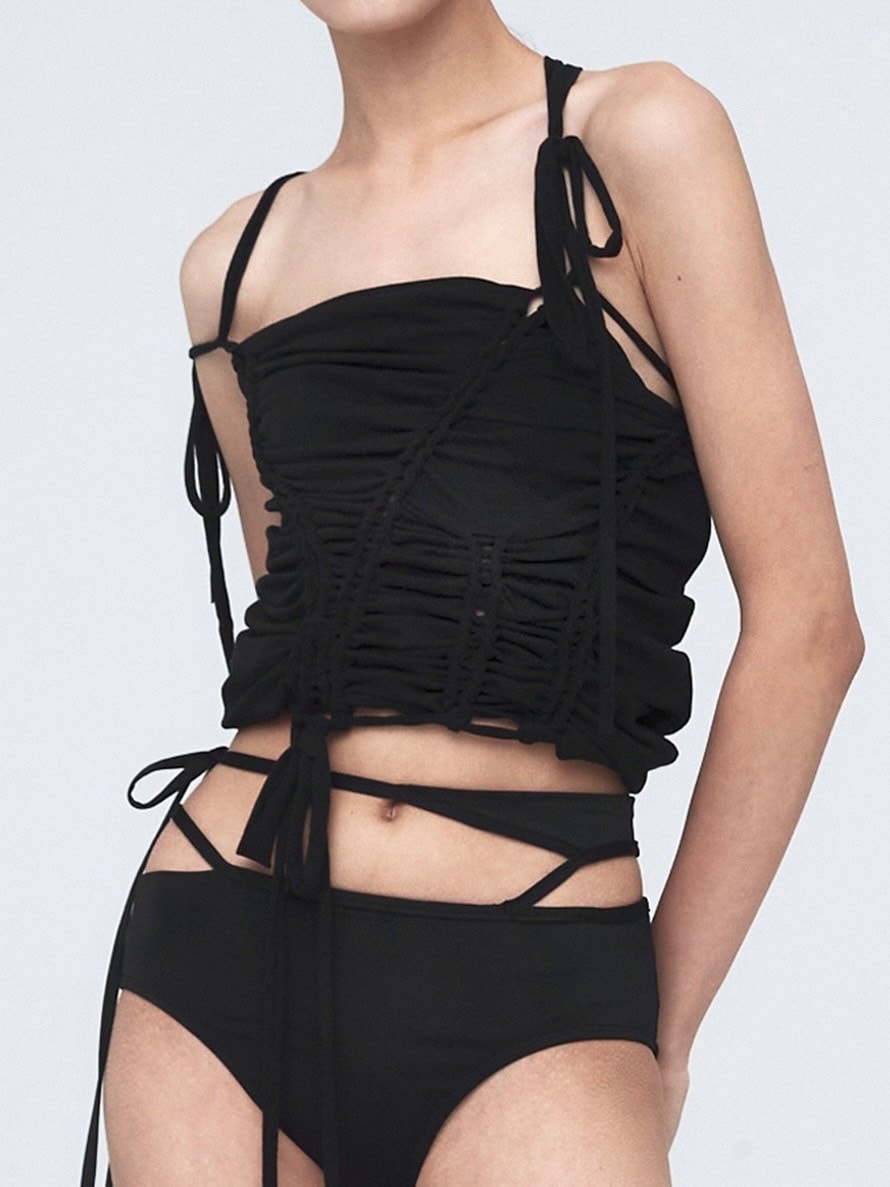 【NACHE】BRAID DROP SLEEVELESS