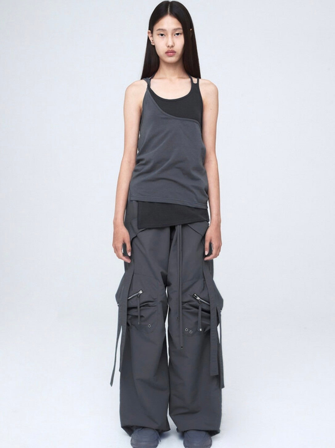 【NACHE】MULTIWAY LAYERED SLEEVELESS