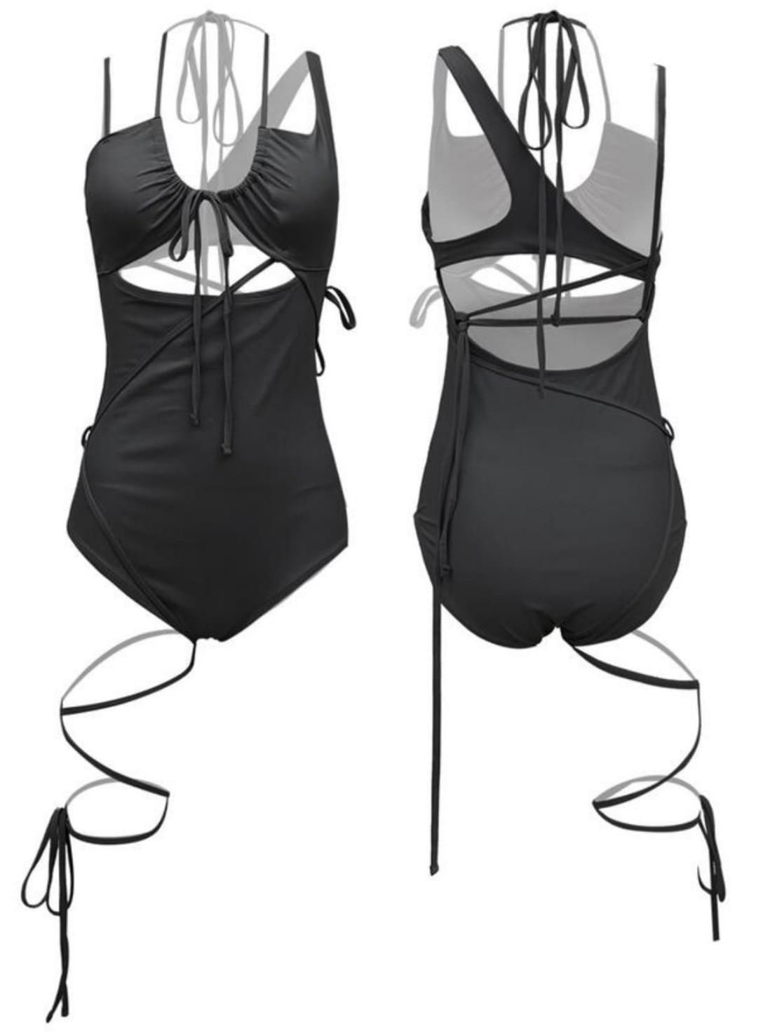 【NACHE】MULTIWAY STRAP SWIM SUIT