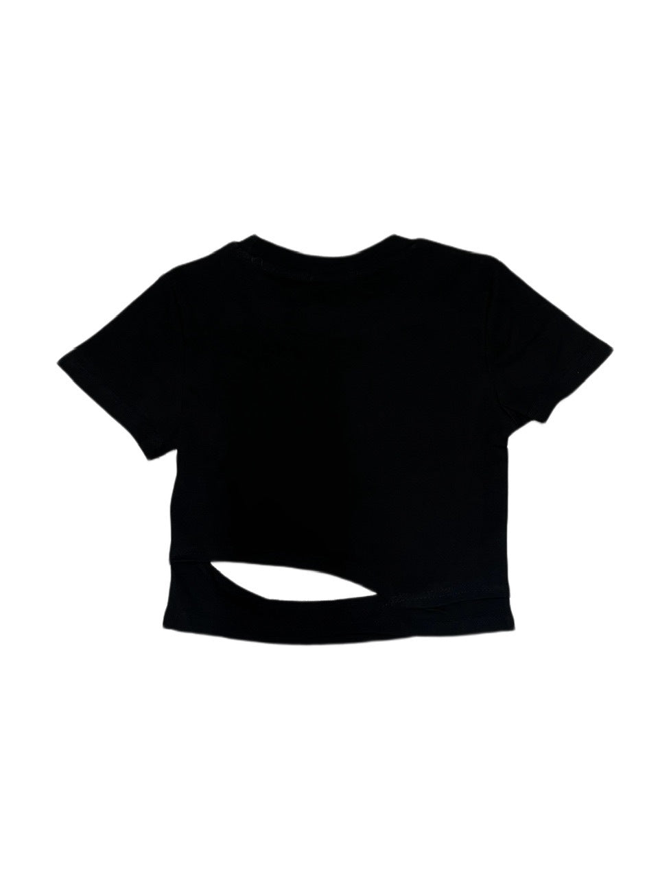 【Never mind the XU】butterfly print cropped tee (3color)