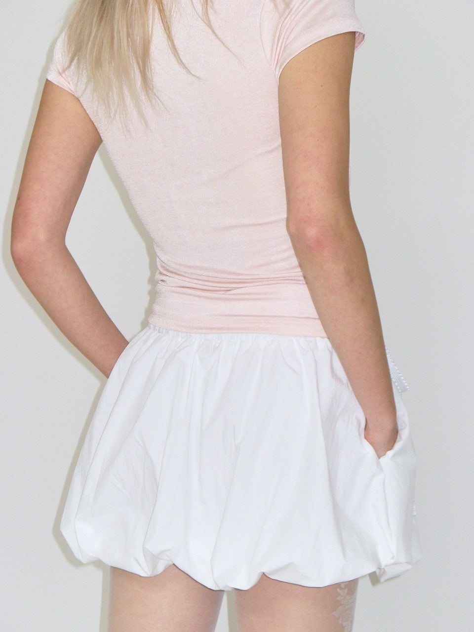 【CRANK】SHIRRING BALLOON SKIRT