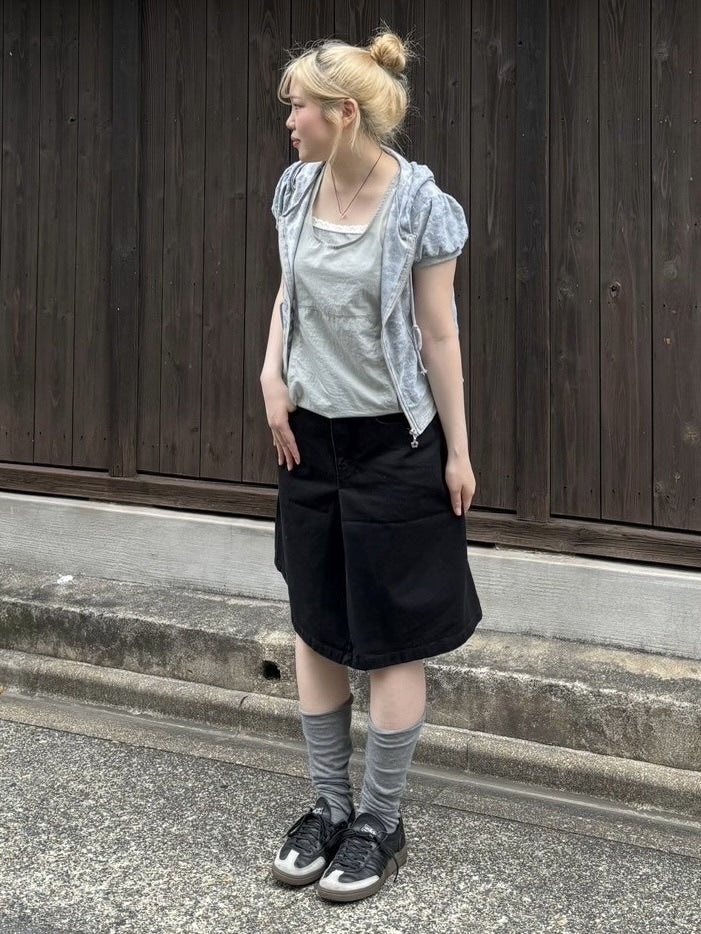 受注制【OaKS】cotton midi skirt