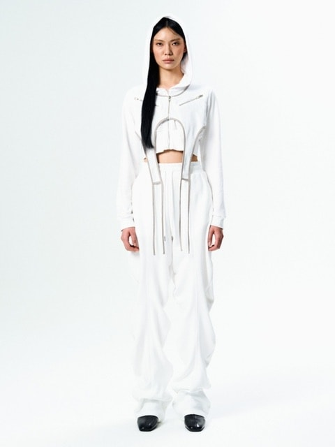 【ARTS DE BASE】Hood Crop Jacket