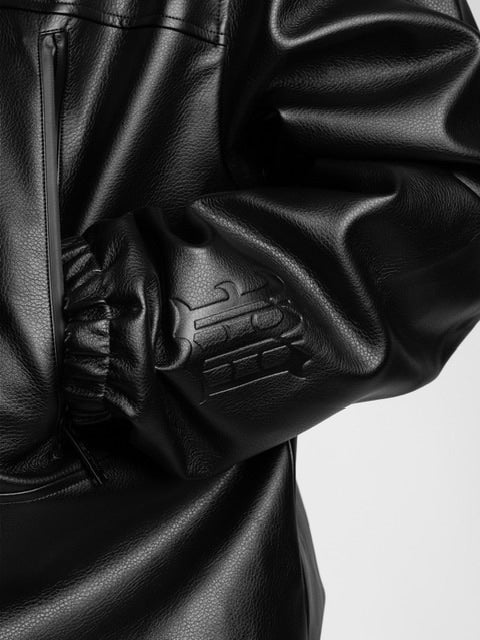 【WASTED PARIS】KINGDOM FAUX LEATHER WINDBREAKER