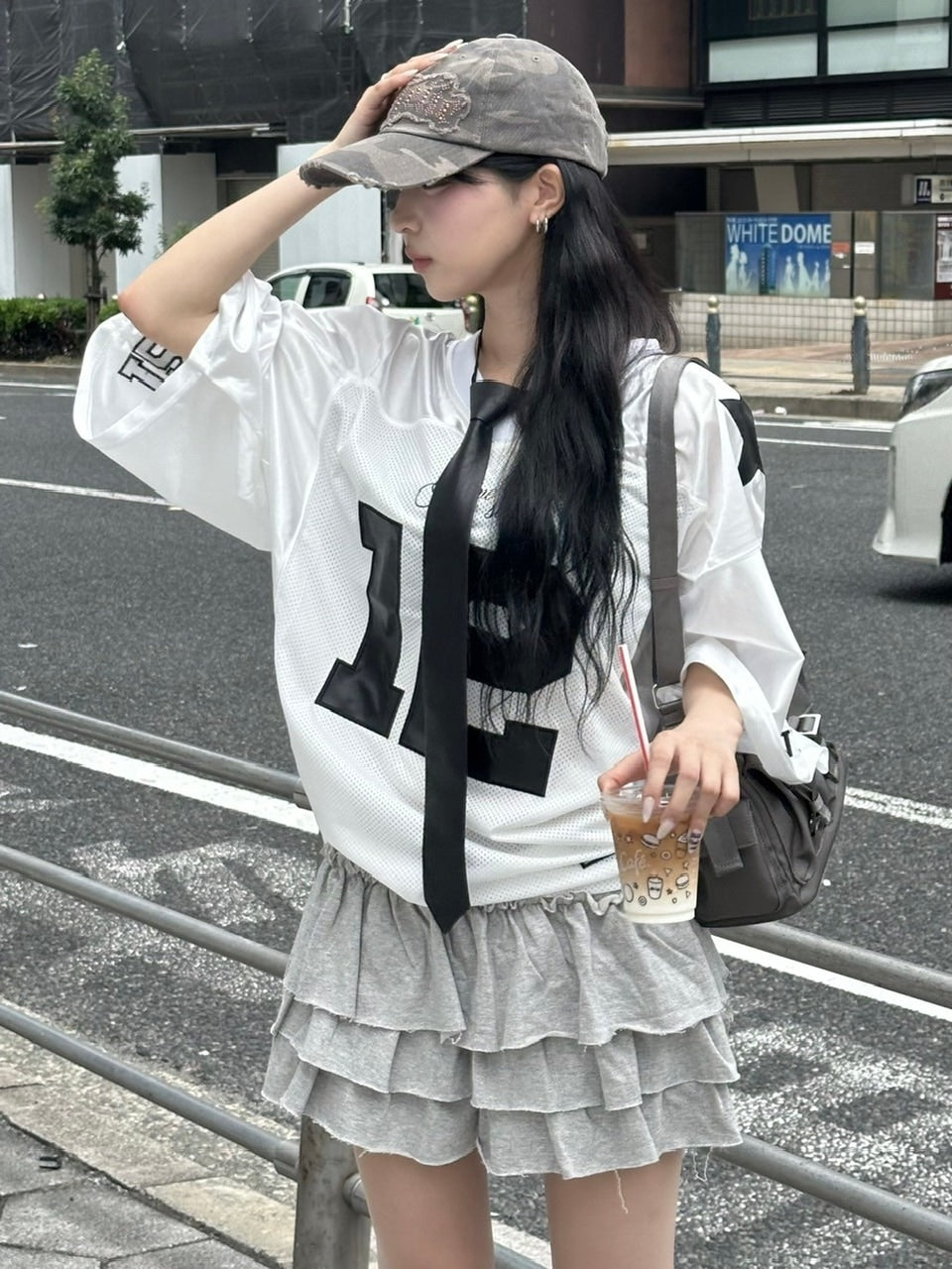 受注制【Never mind the XU】leather necktie