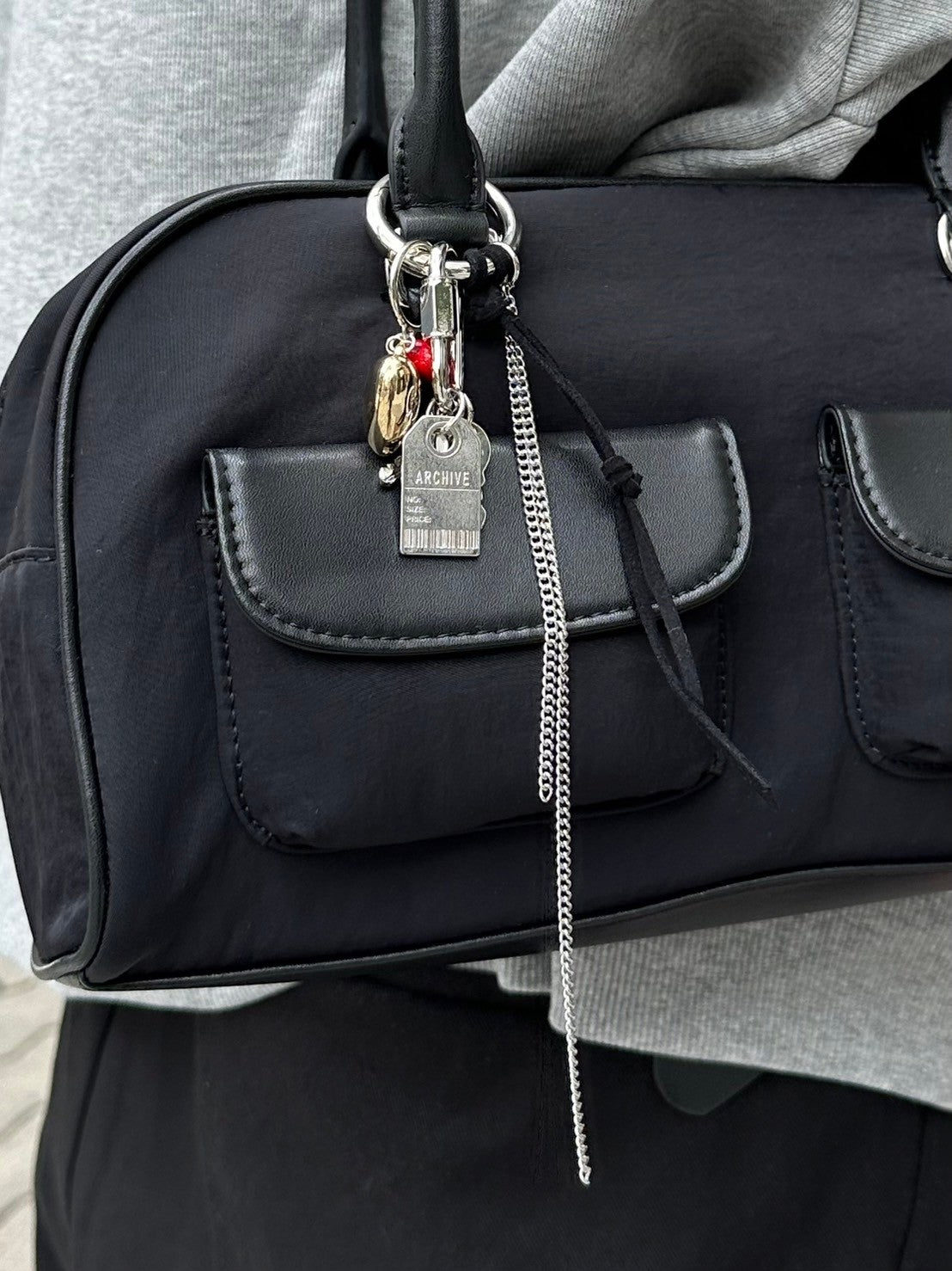 受注制【Chikashitsu +】original heart key strap (2color)