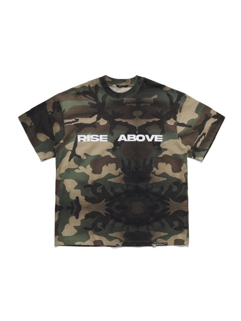 【F.V.V.O】"Rise Above" Wolf Print T-Shirt