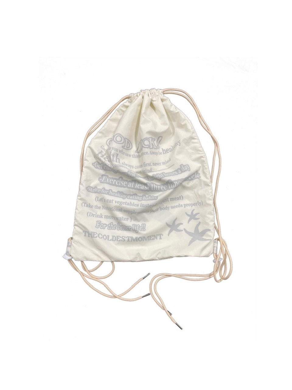 【THECOLDESTMOMENT】TCM starfish reversible gym sack