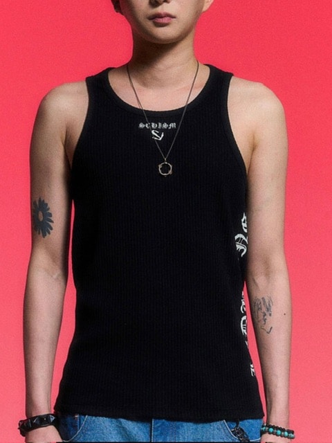 【SCHISM INDUCING】MUSCLE TANK TOP