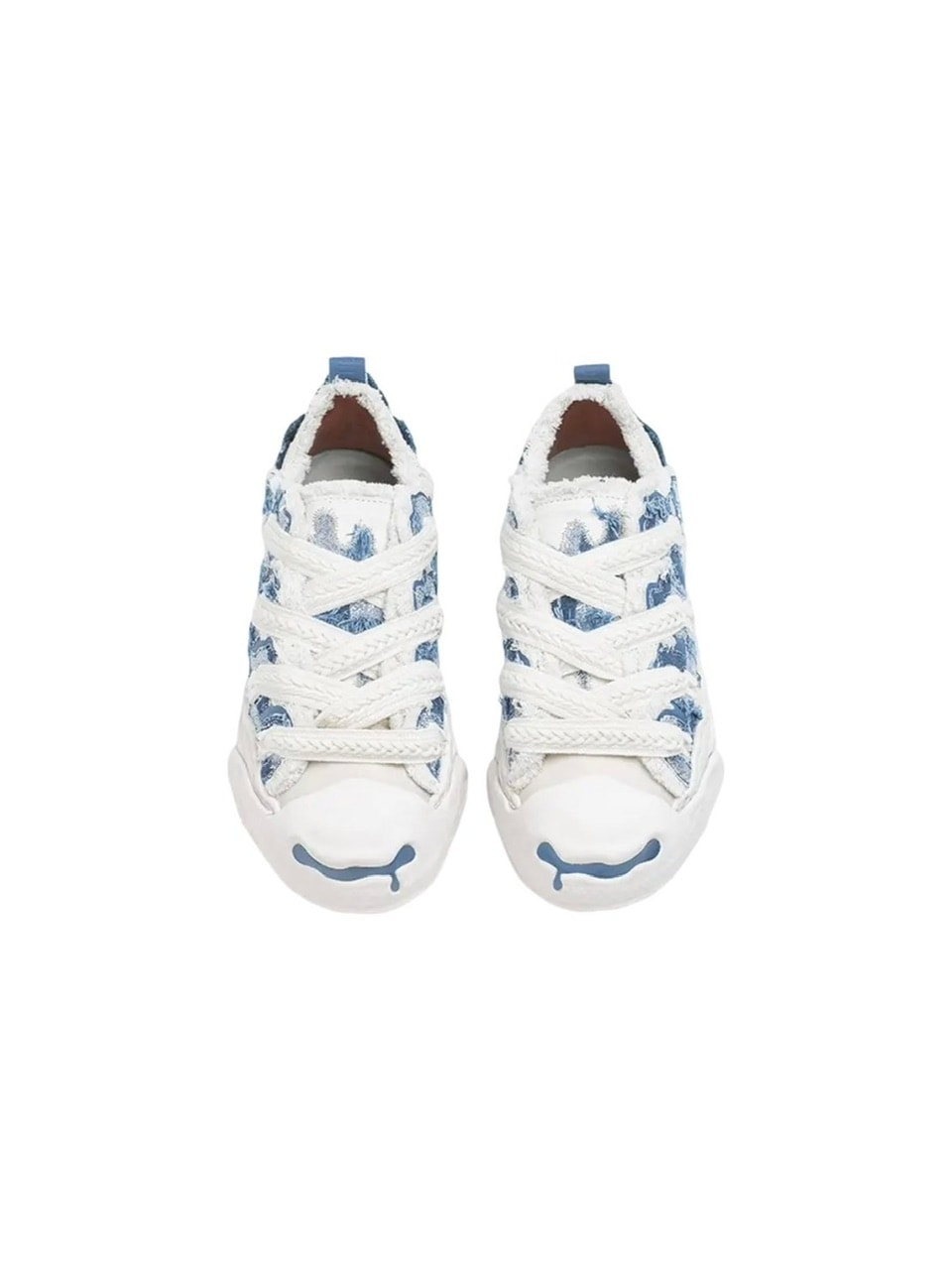 【H52】Canvas Cream Shoes