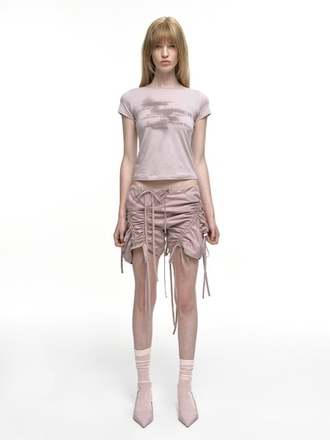 【NACHE】SHIMMER CROP T-SHIRT