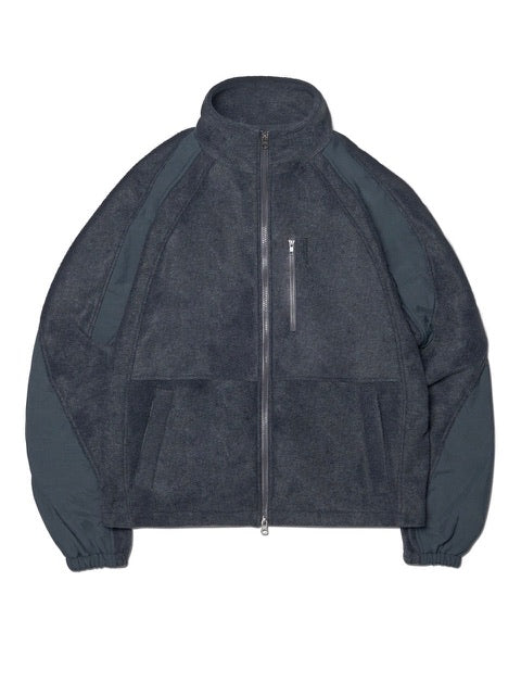 【NOMANUAL】T.S FLEECE JACKET / 【ノーマニュアル】フリース長袖ジャケット