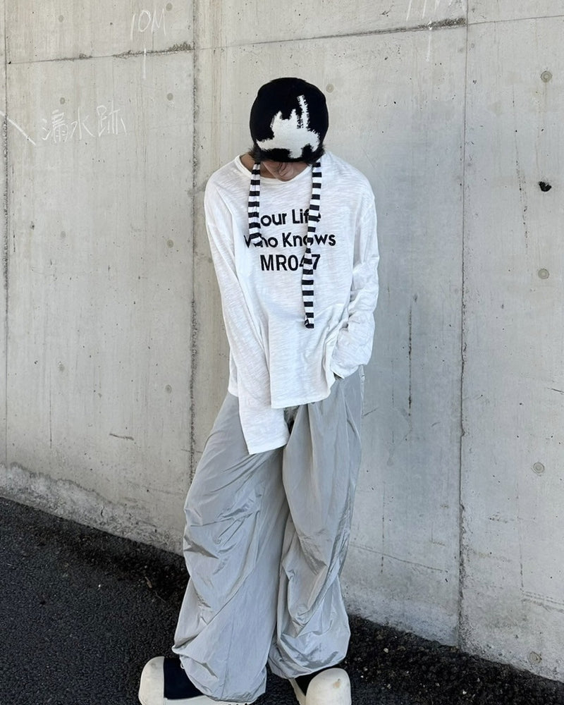 国際配送【LUV CODE】tuck easy pants