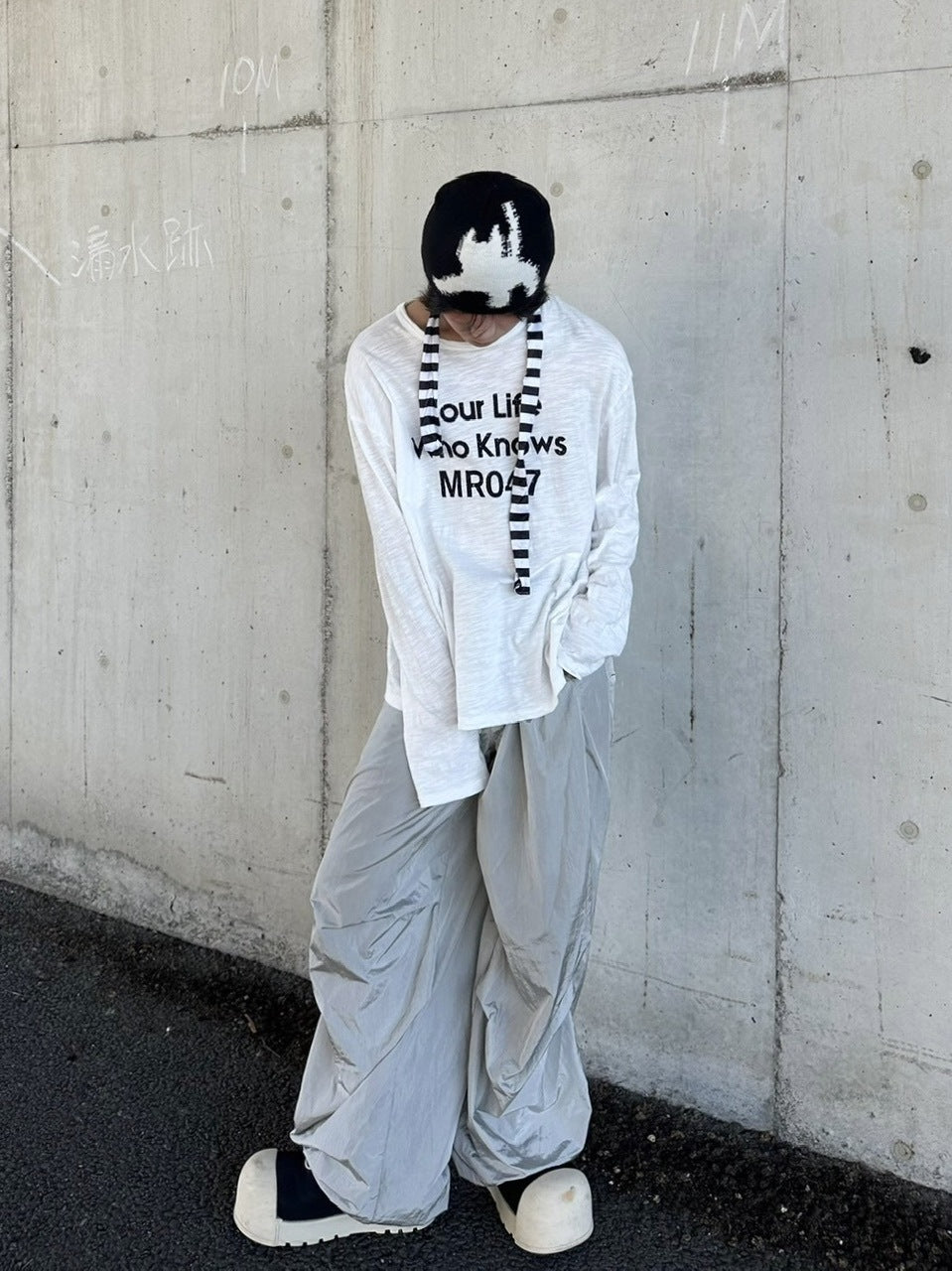 国際配送【LUV CODE】tuck easy pants