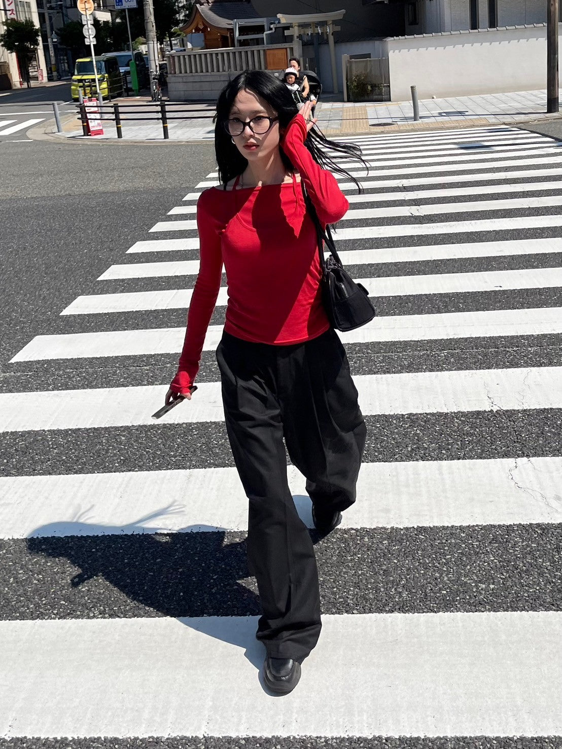 【oaks】2-piece layered long sleeve (3color)