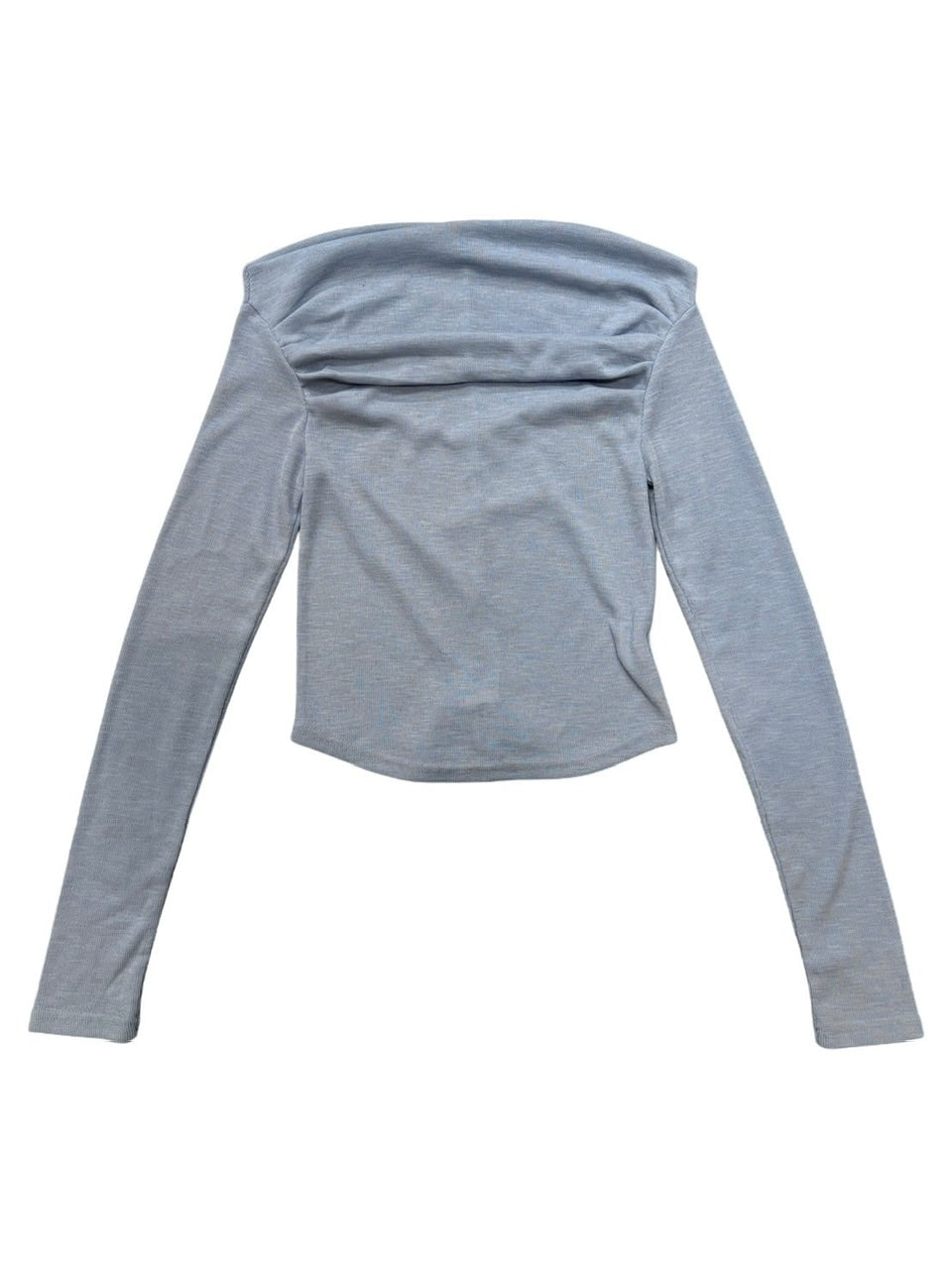 受注制【oaks】see-through back ribbon long sleeve (3color)