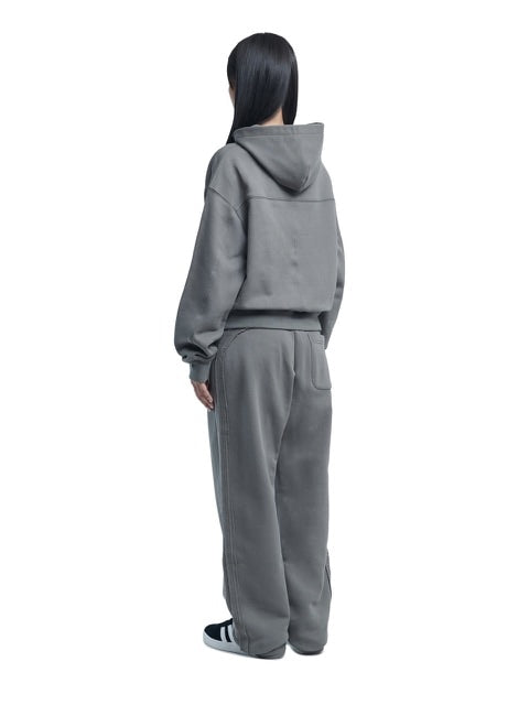 【NOMANUAL】M.L HOODIE / 【ノーマニュアル】ロゴプリント長袖パーカー