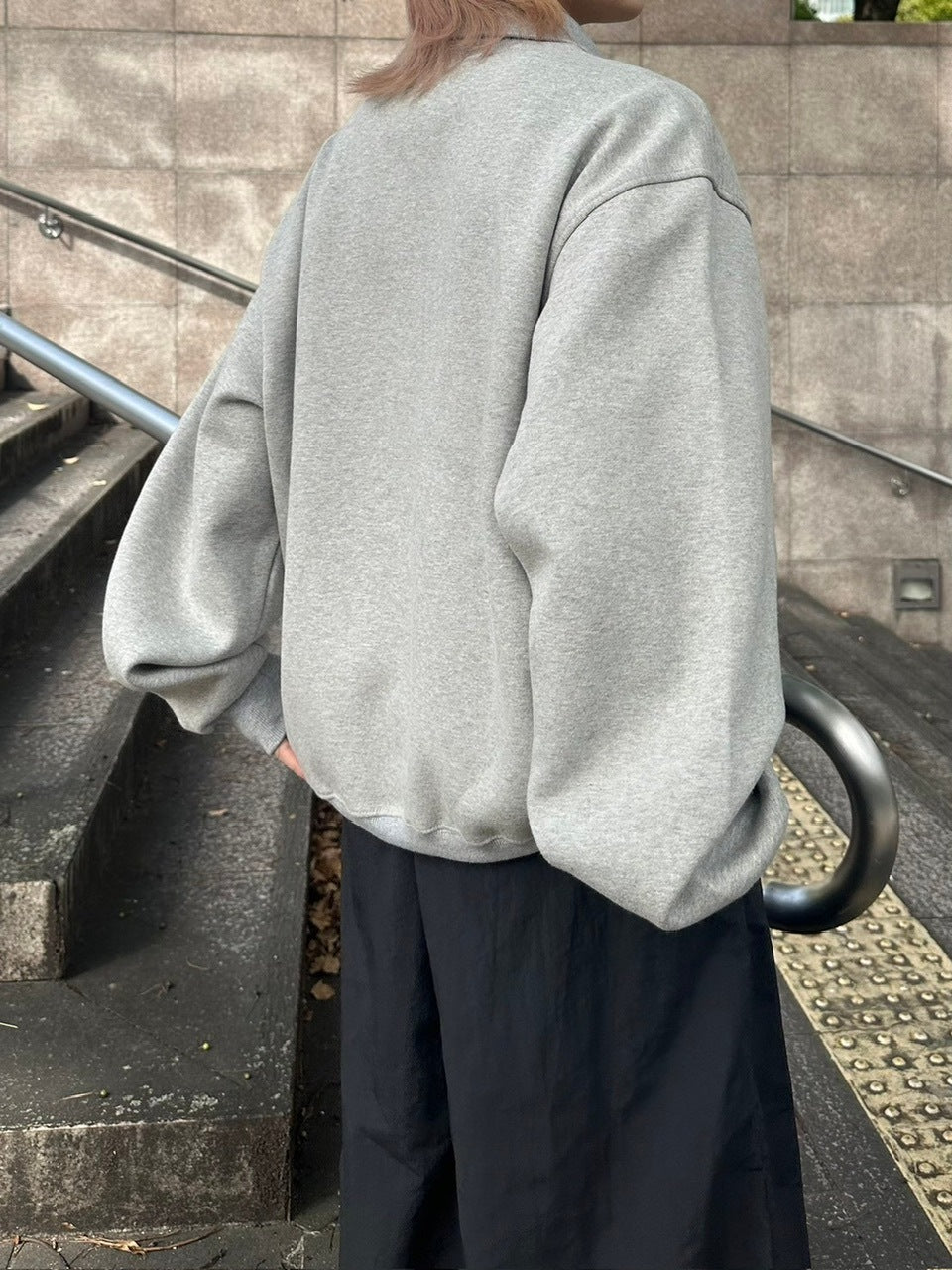 受注制【youll】high neck zip up sweat (2color)